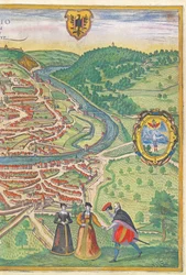 Mapa de Viena (detalle)